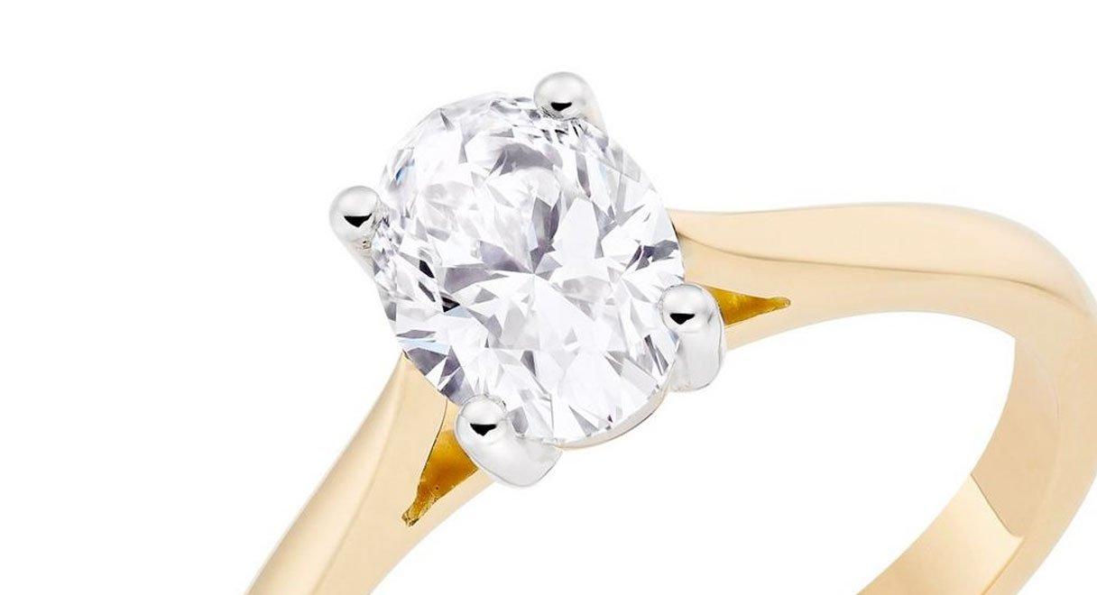 Shop Oval Cut Engagement Rings