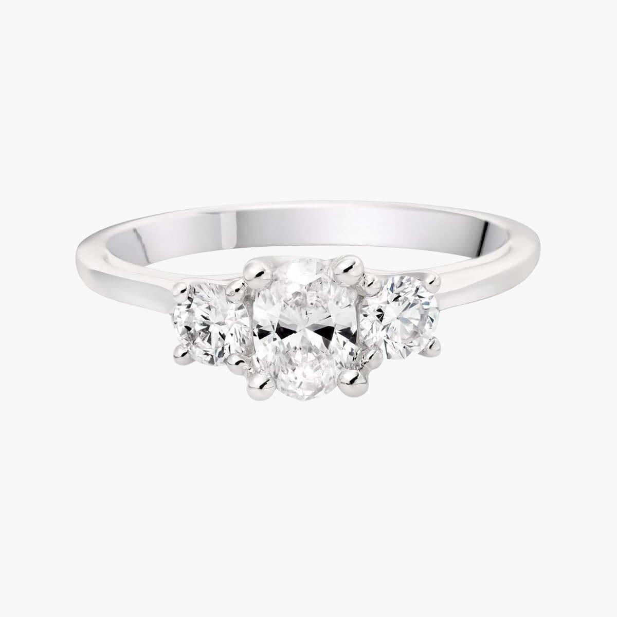 3-Stone Diamond Rings