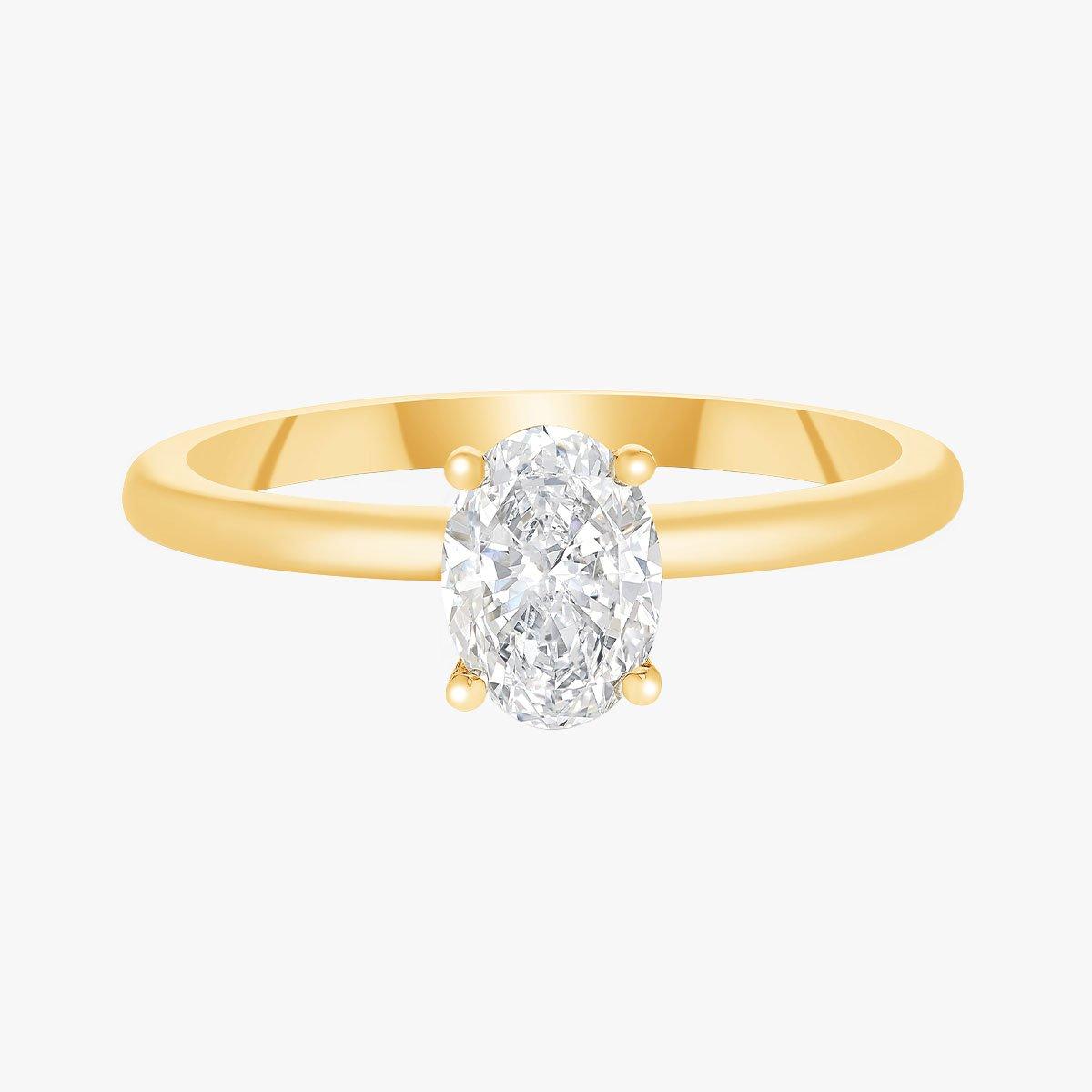 Oval Diamond Rings