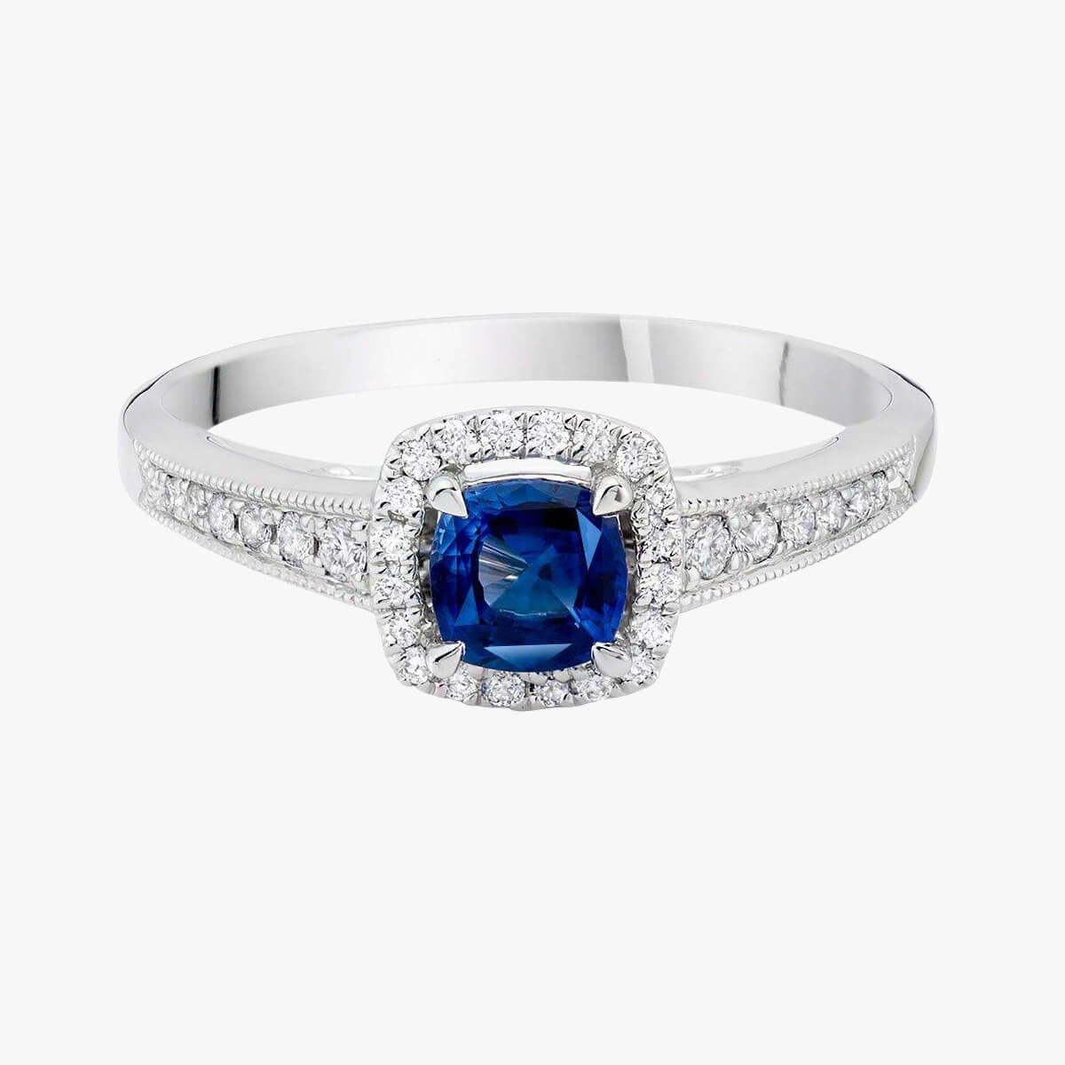 Sapphire and Diamond Rings