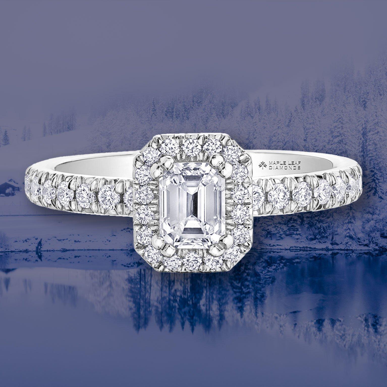 Maple Leaf Diamonds have a unique tracking number with a certificate of origin.