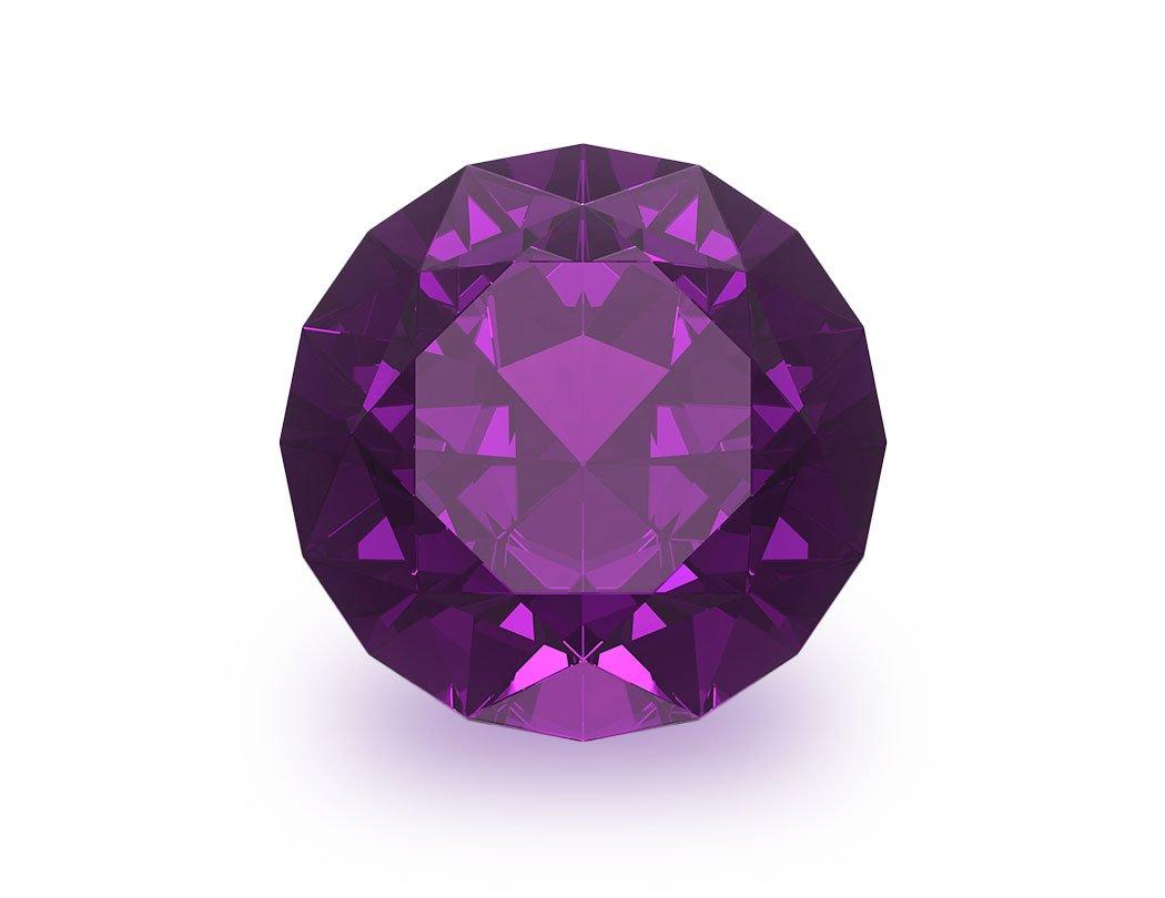 An amethyst gemstone