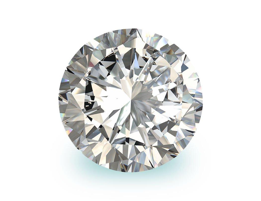 A diamond gemstone