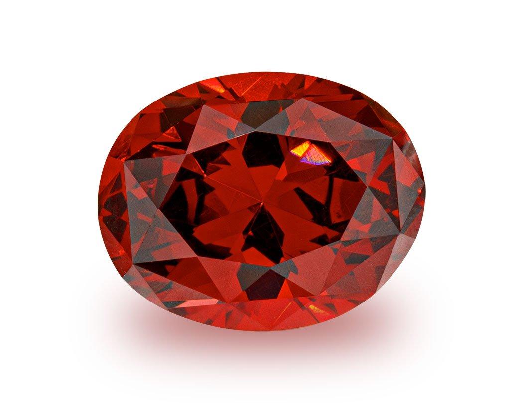 A garnet gemstone